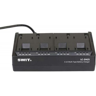 Swit LC-D421C - 4-station Li-ion Canon BP chargeur de batteries Swit LC-D421C - 4-station Li-ion Canon BP chargeur de batteries