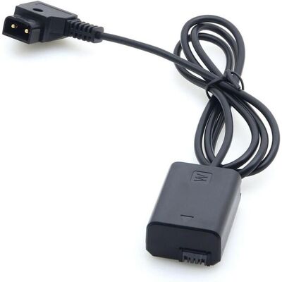 Caruba Sony NP FW50 batterie factice entièrement décodée + D TAP (câble droit) (Batterie de l'appareil photo), Alimentation pour appareil photo, Noir Caruba Sony NP FW50 batterie factice entièrement décodée + D TAP (câble droit) (Batterie de l'appareil photo), Alimentation pour appareil photo, Noir