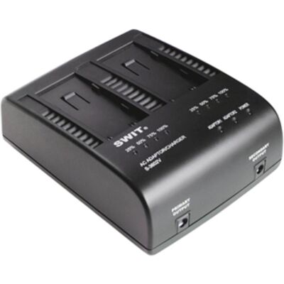 Swit S-3602V 2x2A DV charger compatible avec la série JVC BN-VF (Chargeur de batterie d'appareil photo), Alimentation pour appareil photo Swit S-3602V 2x2A DV charger compatible avec la série JVC BN-VF (Chargeur de batterie d'appareil photo), Alimentation pour appareil photo