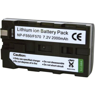 Conrad energy Batterie de la caméra (Batterie de l'appareil photo), Alimentation pour appareil photo, Noir Conrad energy Batterie de la caméra (Batterie de l'appareil photo), Alimentation pour appareil photo, Noir
