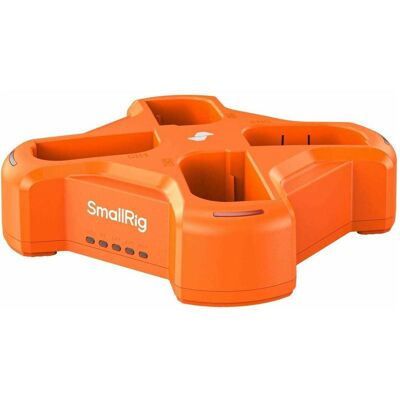 SmallRig 4838 LP E6NH Chargeur de batterie de caméra 4 canaux (Chargeur de batterie d'appareil photo), Alimentation pour appareil photo, Orange SmallRig 4838 LP E6NH Chargeur de batterie de caméra 4 canaux (Chargeur de batterie d'appareil photo), Alimentation pour appareil photo, Orange