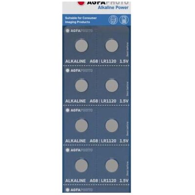 Agfaphoto Agfa Bateria LR55 10 szt. (10 pcs), Batteries + piles Agfaphoto Agfa Bateria LR55 10 szt. (10 pcs), Batteries + piles