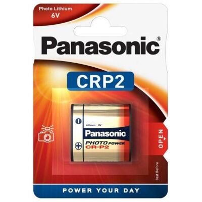 Panasonic Photo Lithium CRP2 (1 pcs, CRP2, 1600 mAh), Batteries + piles Panasonic Photo Lithium CRP2 (1 pcs, CRP2, 1600 mAh), Batteries + piles