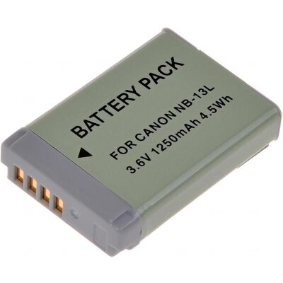 T6 Power Batterie Canon NB-13L,,, šedá (Batterie de l'appareil photo), Alimentation pour appareil photo, Gris T6 Power Batterie Canon NB-13L,,, šedá (Batterie de l'appareil photo), Alimentation pour appareil photo, Gris