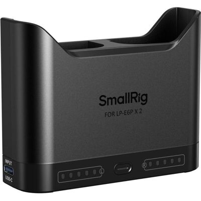 SmallRig 5490 Camera Battery Charger for LP-E6P (Chargeur de batterie d'appareil photo), Alimentation pour appareil photo, Noir SmallRig 5490 Camera Battery Charger for LP-E6P (Chargeur de batterie d'appareil photo), Alimentation pour appareil photo, Noir