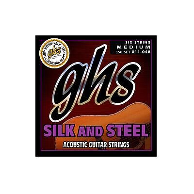 GHS 350 Silk&Steel moyen 011/048, Corde de guitare GHS 350 Silk&Steel moyen 011/048, Corde de guitare