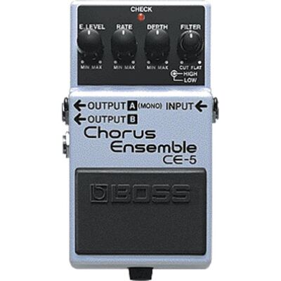 Boss (Electronics) Effet de guitare Chorus CE-5 (Guitare), Pédale d'effet, Bleu Boss (Electronics) Effet de guitare Chorus CE-5 (Guitare), Pédale d'effet, Bleu