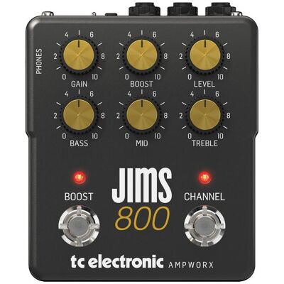 TC Electronic JIMS 800 PREAMP Przedwzmacniacz gitarowy (Guitare), Pédale d'effet TC Electronic JIMS 800 PREAMP Przedwzmacniacz gitarowy (Guitare), Pédale d'effet