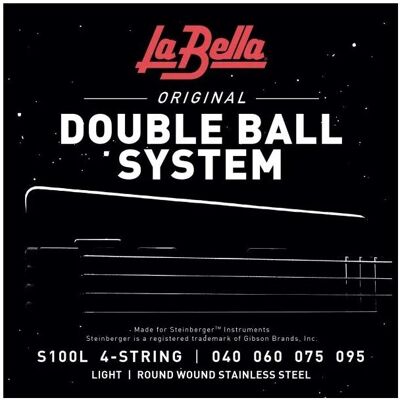 La Bella Basse S100L Double Ball 040/095 (Guitare, 0.04"), Corde de guitare La Bella Basse S100L Double Ball 040/095 (Guitare, 0.04"), Corde de guitare