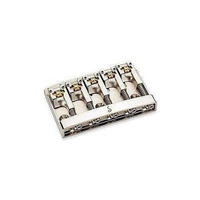 Schaller Pont de basse 3D-5 nickel, Guitare : accessoires, Argent Schaller Pont de basse 3D-5 nickel, Guitare : accessoires, Argent