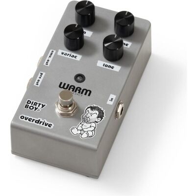 Warm Audio Dirty Boy Jr. Overdrive (Surmultipliée), Processeur d’effets audio, Argent Warm Audio Dirty Boy Jr. Overdrive (Surmultipliée), Processeur d’effets audio, Argent