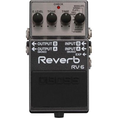 Boss (Electronics) Rv-6 (Guitare), Pédale d'effet, Gris Boss (Electronics) Rv-6 (Guitare), Pédale d'effet, Gris