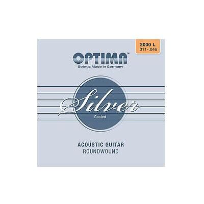 Optima 2000L Silver Acoustics L 011/046, Corde de guitare Optima 2000L Silver Acoustics L 011/046, Corde de guitare