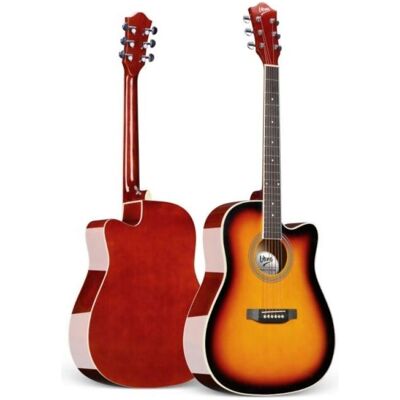 No Name Guitare western V-TONE AG TWO SB 4/4 Sunburst (Guitare acoustique, Bois de tilleul, Bois technique, Okoume, Plastique ABS), Guitare, Bronze No Name Guitare western V-TONE AG TWO SB 4/4 Sunburst (Guitare acoustique, Bois de tilleul, Bois technique, Okoume, Plastique ABS), Guitare, Bronze