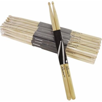 Dimavery DDS-7A (Batterie), Baguettes de batterie + maillets, Marron Dimavery DDS-7A (Batterie), Baguettes de batterie + maillets, Marron
