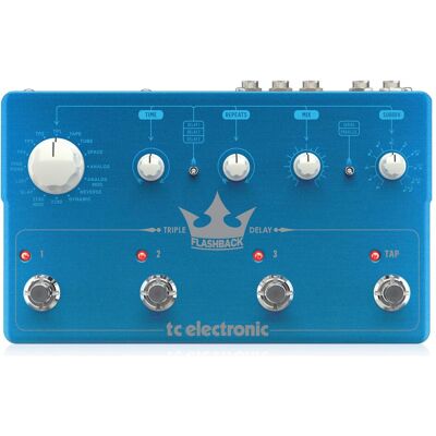 TC Electronic Flashback Triple Delay - Effet guitare (Guitare), Pédale d'effet, Bleu TC Electronic Flashback Triple Delay - Effet guitare (Guitare), Pédale d'effet, Bleu