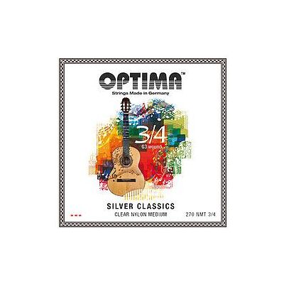 Optima 270NMT Silver Classics 3/4 G3w, Corde de guitare Optima 270NMT Silver Classics 3/4 G3w, Corde de guitare