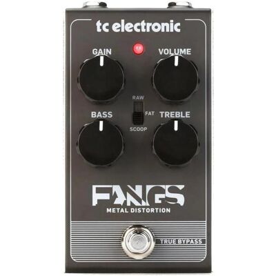 TC Electronic Fangs Metal Distortion - Effet guitare (Guitare), Pédale d'effet, Gris TC Electronic Fangs Metal Distortion - Effet guitare (Guitare), Pédale d'effet, Gris
