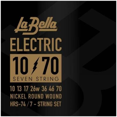 La Bella HRS-74, 7 chaînes 010/046+070 (7x, Guitare, Guitare électrique, 0.07"), Corde de guitare La Bella HRS-74, 7 chaînes 010/046+070 (7x, Guitare, Guitare électrique, 0.07"), Corde de guitare