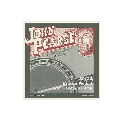 John Pearse J. Pearse 1700L Light 5-str. banjo (5x, Banjo), Corde de guitare John Pearse J. Pearse 1700L Light 5-str. banjo (5x, Banjo), Corde de guitare