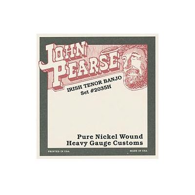 John Pearse J. Pearse 2035H Banjo ténor irlandais lourd (Guitare), Corde de guitare John Pearse J. Pearse 2035H Banjo ténor irlandais lourd (Guitare), Corde de guitare