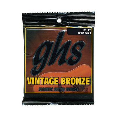 GHS VN-L Bronze vintage 012/054, Corde de guitare GHS VN-L Bronze vintage 012/054, Corde de guitare