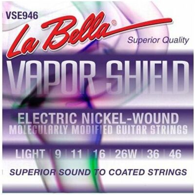 La Bella Vapor Shield Electric CL VSE946 (Guitare, 0.01"), Corde de guitare La Bella Vapor Shield Electric CL VSE946 (Guitare, 0.01"), Corde de guitare