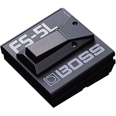 Boss (Electronics) FS-5L Commutateur de pied (Latch) (Clavier, Contrebasse, Guitare), Pédale d'effet, Noir Boss (Electronics) FS-5L Commutateur de pied (Latch) (Clavier, Contrebasse, Guitare), Pédale d'effet, Noir