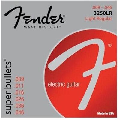 Fender Super Bullets 3250 LR 009/046 (Guitare électrique, 0.05"), Corde de guitare Fender Super Bullets 3250 LR 009/046 (Guitare électrique, 0.05"), Corde de guitare