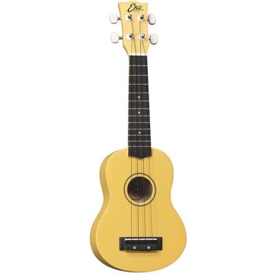 EKO Ukulélé soprano en bois lamellé-collé jaune avec (Soprano, Soprano), Ukulélé, Jaune EKO Ukulélé soprano en bois lamellé-collé jaune avec (Soprano, Soprano), Ukulélé, Jaune