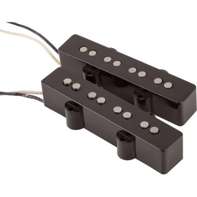 Fender Custom Shop Custom 60s Jazz Bass Pickups (set van 2) (Capteurs d'instruments), Instrument : accessoires, Noir Fender Custom Shop Custom 60s Jazz Bass Pickups (set van 2) (Capteurs d'instruments), Instrument : accessoires, Noir