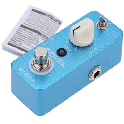 Mooer Boîte de Pitch Shifter/Detune (Contrebasse, Guitare), Pédale d'effet, Noir Mooer Boîte de Pitch Shifter/Detune (Contrebasse, Guitare), Pédale d'effet, Noir