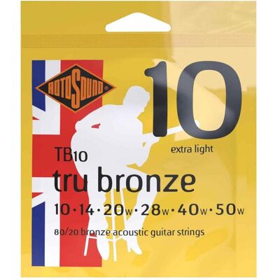 Rotosound TB10 (6x, Guitare, 0.05"), Corde de guitare Rotosound TB10 (6x, Guitare, 0.05"), Corde de guitare