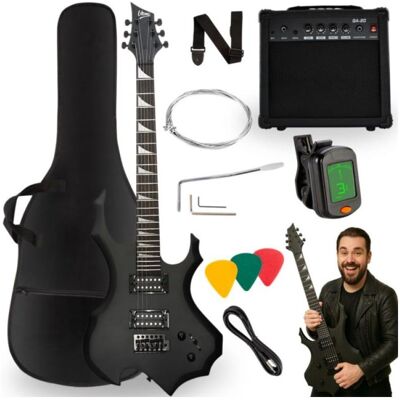 No Name V-TONE EGS 39 MBK gitara elektryczna 4/4 czarny ma (Guitare électrique), Guitare, Noir No Name V-TONE EGS 39 MBK gitara elektryczna 4/4 czarny ma (Guitare électrique), Guitare, Noir