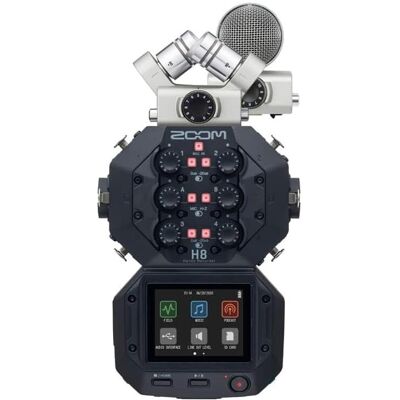 Zoom H8 + MS Pack Édition Ltd. (Enregistreur multipiste, Portable), Enregistreur audio, Argent, Noir Zoom H8 + MS Pack Édition Ltd. (Enregistreur multipiste, Portable), Enregistreur audio, Argent, Noir