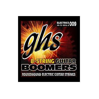 GHS GB-XL-8 Boomers 8-str. 009/072, Corde de guitare GHS GB-XL-8 Boomers 8-str. 009/072, Corde de guitare