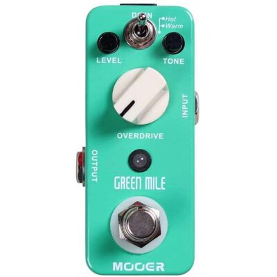 Mooer Pedal Overdrive Analog Green Mile (Guitare), Pédale d'effet, Vert Mooer Pedal Overdrive Analog Green Mile (Guitare), Pédale d'effet, Vert