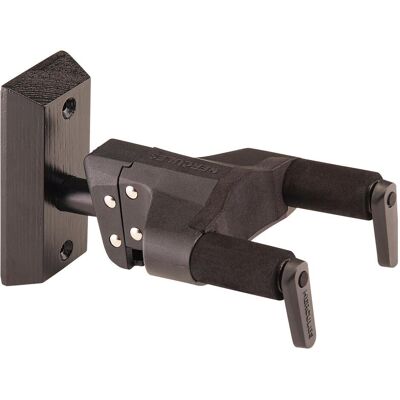 Hercules GSP38WBK PLUS Support mural pour guitare (Contrebasse, Guitare, Guitare électrique, Mandoline, Ukelelele), Pied + support pour instrument, Noir Hercules GSP38WBK PLUS Support mural pour guitare (Contrebasse, Guitare, Guitare électrique, Mandoline, Ukelelele), Pied + support pour instrument, Noir