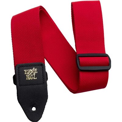 Ernie Ball Courroie de guitare électrique, Guitare : accessoires, Rouge Ernie Ball Courroie de guitare électrique, Guitare : accessoires, Rouge