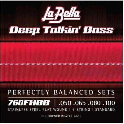 La Bella 760FHBB Basse Beatle 050/100 (4x, Contrebasse), Corde de guitare La Bella 760FHBB Basse Beatle 050/100 (4x, Contrebasse), Corde de guitare