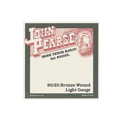 John Pearse J. Pearse 2000L Light Irish Tenor Banjo, Corde de guitare John Pearse J. Pearse 2000L Light Irish Tenor Banjo, Corde de guitare