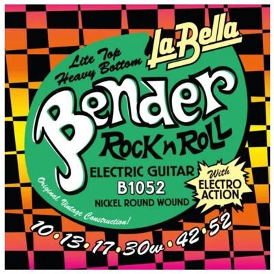 La Bella String Set Guitar Electric Super Bender LTHB 10-52 (6x, Guitare électrique, 0.05"), Corde de guitare La Bella String Set Guitar Electric Super Bender LTHB 10-52 (6x, Guitare électrique, 0.05"), Corde de guitare