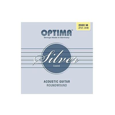 Optima 2000M Silver Acoustics M 012/048, Corde de guitare Optima 2000M Silver Acoustics M 012/048, Corde de guitare