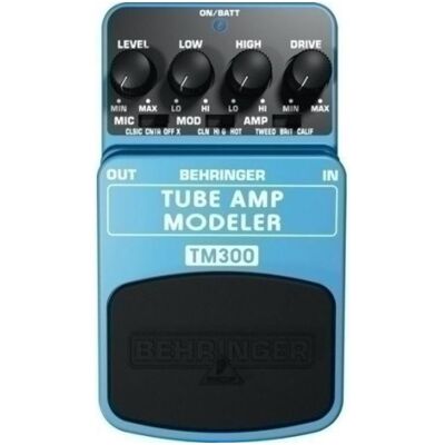 Behringer TM300 Efekt gitarowy (instrument de guitare) (Guitare), Pédale d'effet, Noir, Bleu Behringer TM300 Efekt gitarowy (instrument de guitare) (Guitare), Pédale d'effet, Noir, Bleu