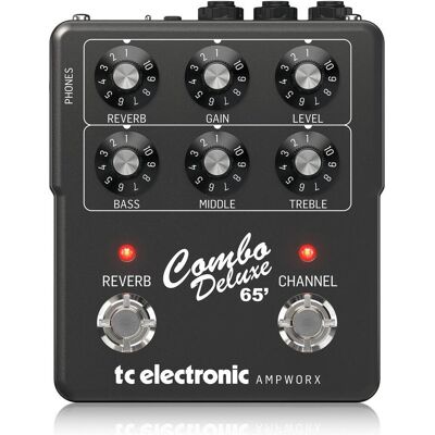 TC Electronic COMBO DELUXE 65 PREAMP Przedwzmacniacz gitarowy (Guitare), Pédale d'effet, Noir TC Electronic COMBO DELUXE 65 PREAMP Przedwzmacniacz gitarowy (Guitare), Pédale d'effet, Noir