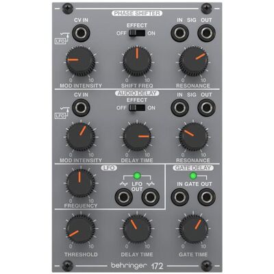 Behringer Système 100 172 Phase Shifter/Delay/LFO, Synthétiseur, Noir Behringer Système 100 172 Phase Shifter/Delay/LFO, Synthétiseur, Noir