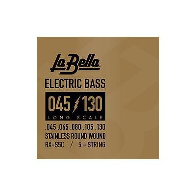 La Bella Basse RX-S5C St. Steel 045/130 (Contrebasse), Corde de guitare La Bella Basse RX-S5C St. Steel 045/130 (Contrebasse), Corde de guitare