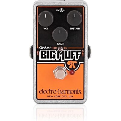 Electro-Harmonix Op Amp Big Muff Pi (Guitare électrique), Pédale d'effet, Argent, Noir, Orange Electro-Harmonix Op Amp Big Muff Pi (Guitare électrique), Pédale d'effet, Argent, Noir, Orange