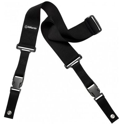 DiMarzio Cordura Cliplock strap, black, Instrument : accessoires, Noir DiMarzio Cordura Cliplock strap, black, Instrument : accessoires, Noir