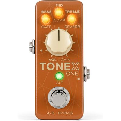 IK Multimedia TONEX ONE Double Special Limited Edition (Contrebasse, Guitare, Guitare électrique), Pédale d'effet, Bronze, Orange, Marron IK Multimedia TONEX ONE Double Special Limited Edition (Contrebasse, Guitare, Guitare électrique), Pédale d'effet, Bronze, Orange, Marron